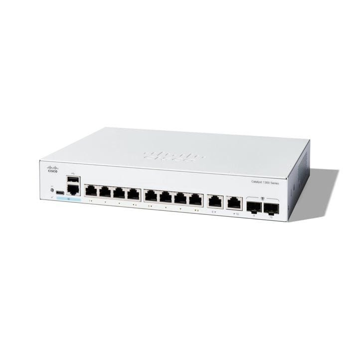 Switch - CISCO - Catalyst 1300 - 8 ports GE - Alimentation externe - Gigabit Ethernet