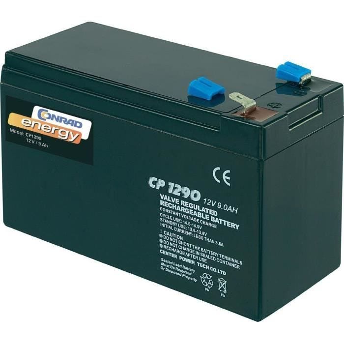 Batterie plomb sans entretien 12 V 9 Ah Conrad energy