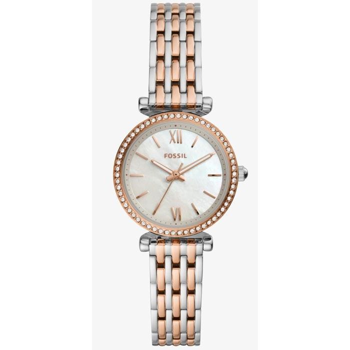 Montre - FOSSIL - Bicolore - Acier - Analogique - Chic
