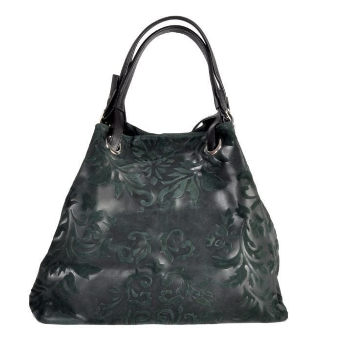 Sac en cuir Baroque Vert - CMLPB - Collection CMLPB - Vert - Adulte - Cuir - Mixte