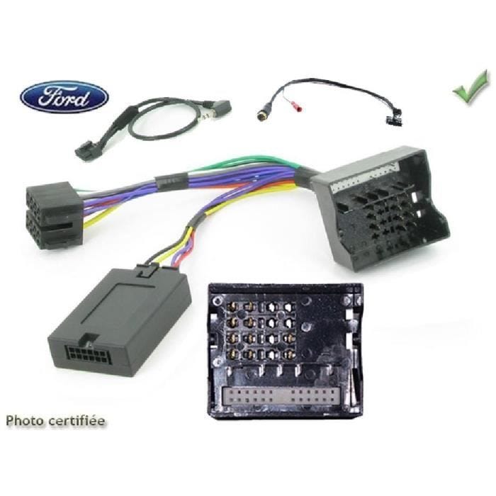 Interface Cde au Volant - ADNAuto - ADN-CAV - Compatible Ford - Autoradio Alpine - Noir