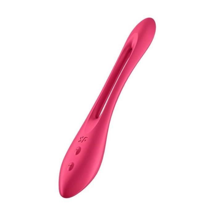 Vibromasseur Rechargeable Satisfyer Elastic Joy Rouge - mixte / adulte
