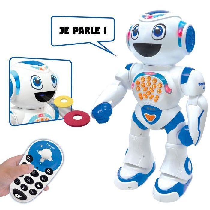 POWERMAN® STAR Robot Interactif pour Jouer et Apprendre avec contrôle gestuel et télécommande (Français)