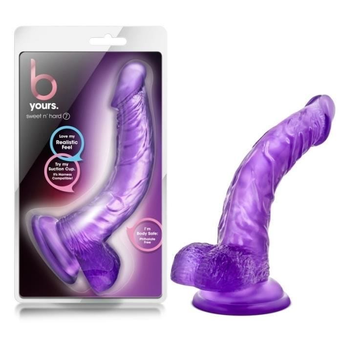 Gode Ventouse Naturally B-Yours Mauve - 22 cm