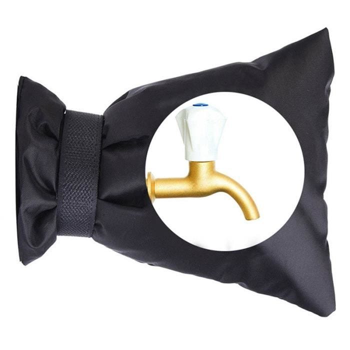 Housse pour Robinet 22x18cm Isolation de Tuyau Extérieur Antigel Protecteur de Couvercle de Robinet D'eau