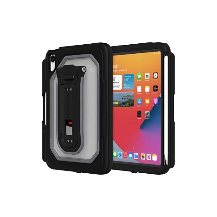 Boîtier de protection - Survivor - GIPD-030-BLK - Compatible iPad mini 6 - Noir - Matériaux synthétiques