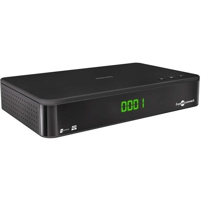 PHILIPS - Récepteur satellite HD FRANSAT CONNECT DSR3331F - Noir