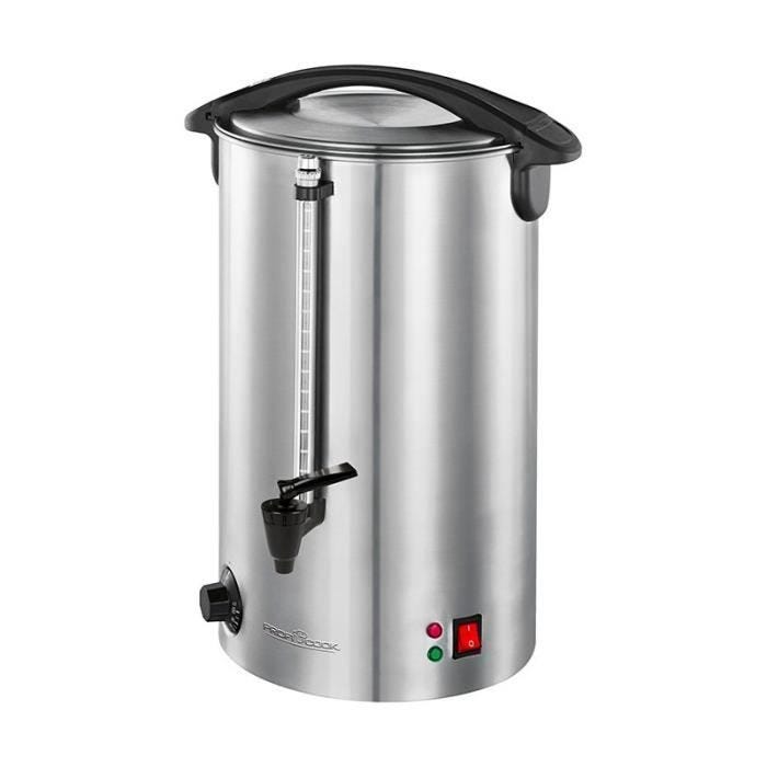Distributeur de boissons chaudes - PROFICOOK - PC-HGA 1196 - 1500W - 35 tasses - Acier inoxydable