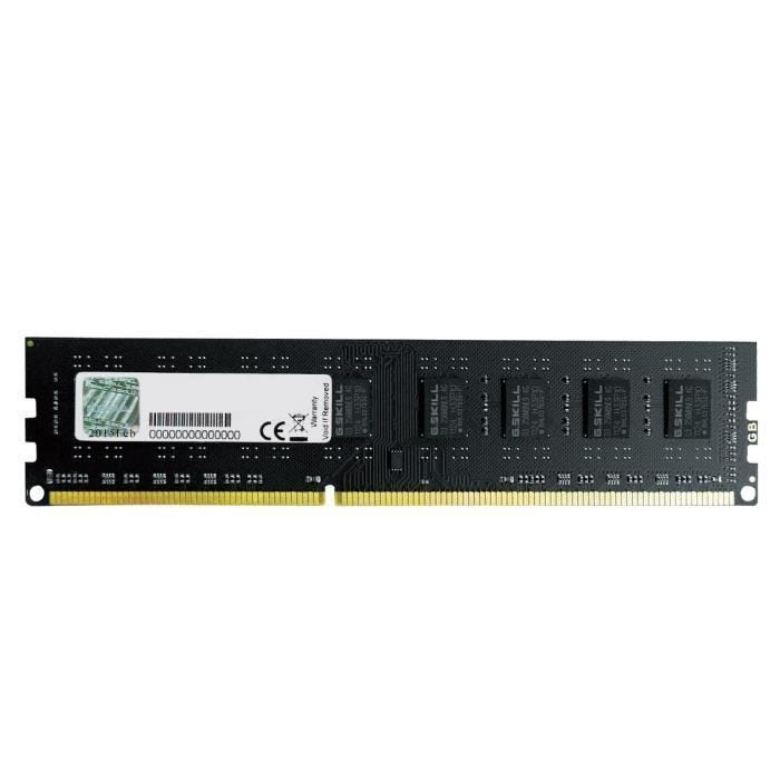 G.SKILL RAM PC3-10600 / DDR3 1333 Mhz - F3-1333C9S-4GNS - DDR3 Value Series - NS - 8 Chips