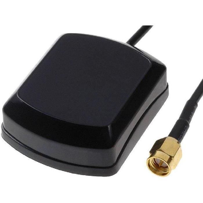 Antenne GPS - SMA-A - 5m - Fixation aimant - Universelle - Navigation GPS