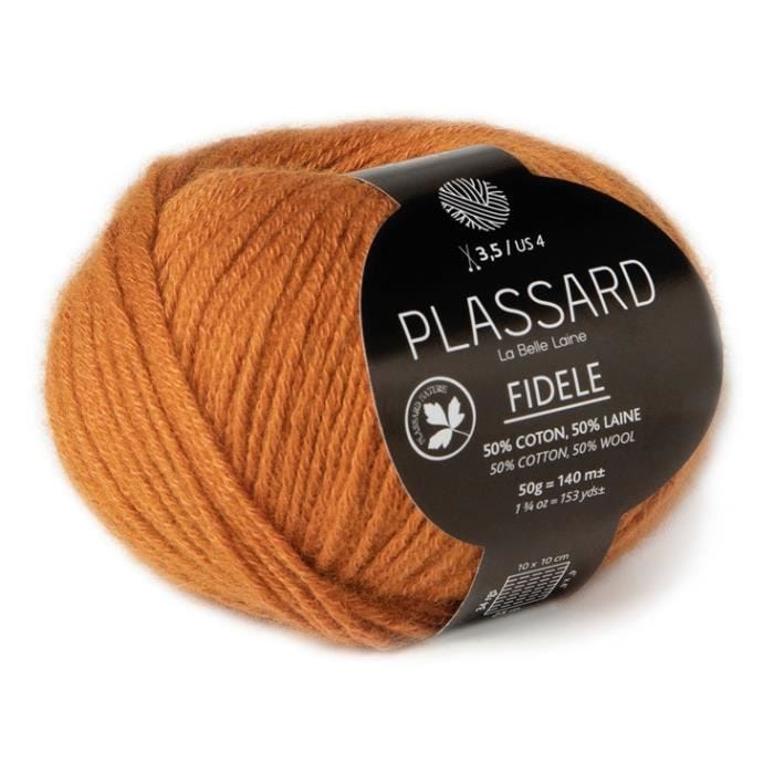 Laine classique Fidèle Cuivre (54) - PLASSARD - Blanc