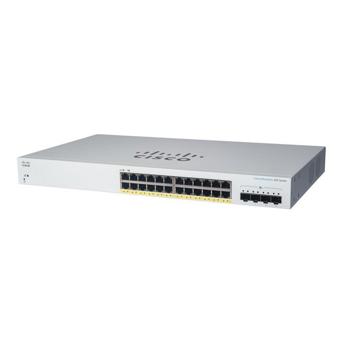 Switch - Cisco - CBS220-24FP-4X-EU - 24 ports GE - PoE+ 382W - 4x10G SFP+