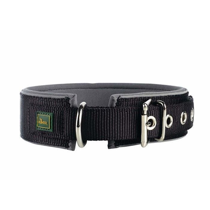 Collier Hunter - 64118 - Refleter col en neoprene cou 39-46 mm 45 cm Noir