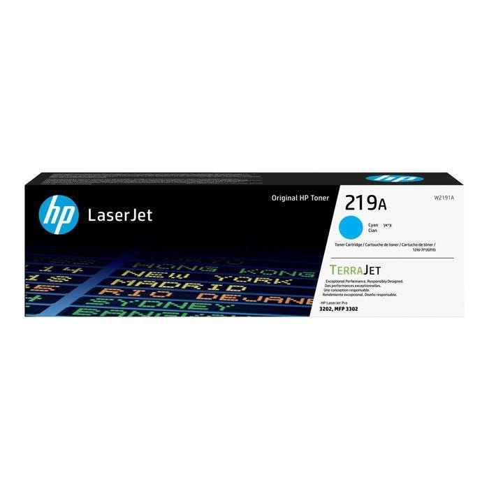 Cartouche de toner - HP - 219A - Cyan - LaserJet - Sécurité intégrée