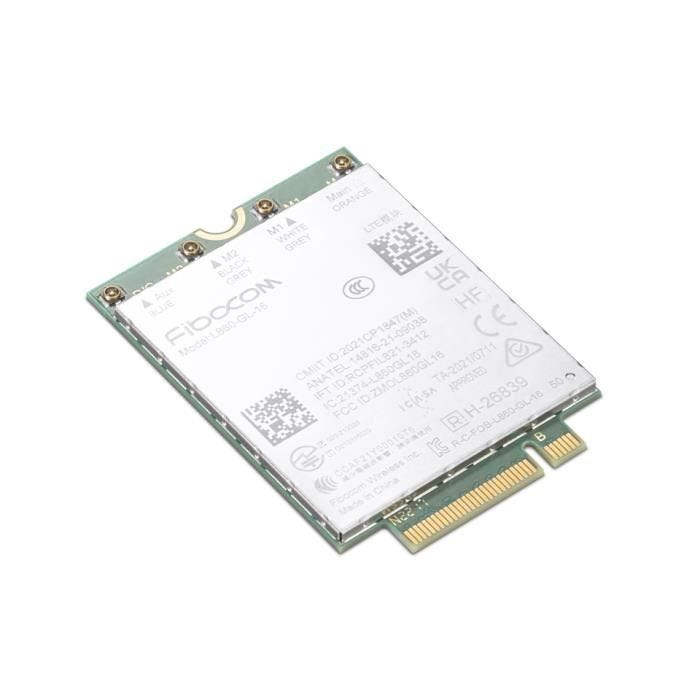 Fibocom L860-GL-16 - Modem cellulaire sans fil - 4G LTE - M.2 Card - pour ThinkPad L13 Yoga Gen 4, L14 Gen 4, L15 Gen 4, P1 Gen 6, T