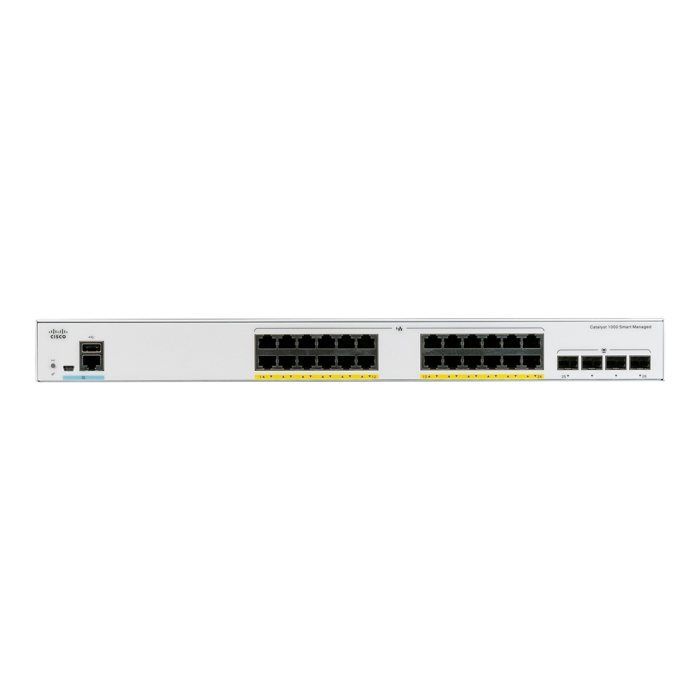 cisco - networking: low end swit catalyst 1000 24 port ge poe 4 x 10g sfp noir noir Noir