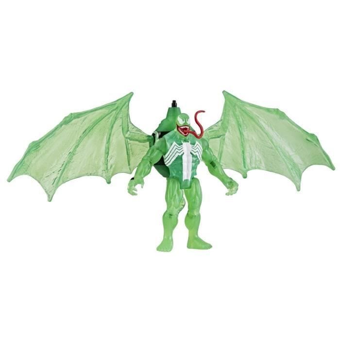 Figurine Green Symbiote Hydro-Ailes, figurine de 10 cm avec véhicule, jouets de super-héros pour enfants à partir de 4 ans