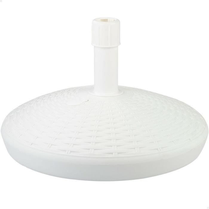 base pour parapluie aktive 58 x 35 x 58 cm blanc plastique