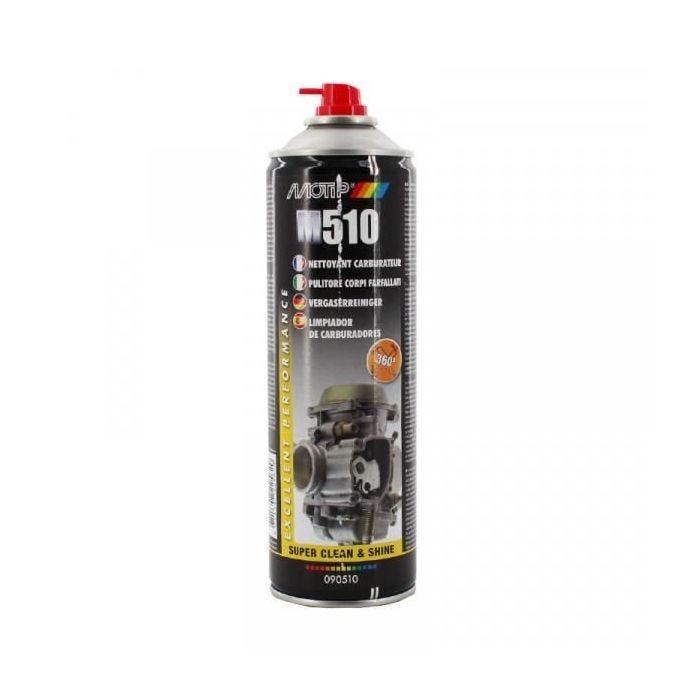 Bombe aérosol mousse nettoyante pour carburateur M510 500ml