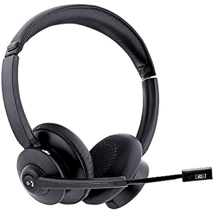 Casque Professionnel Bluetooth T'NB ACTIV 1000X avec Base de Recharge - Noir