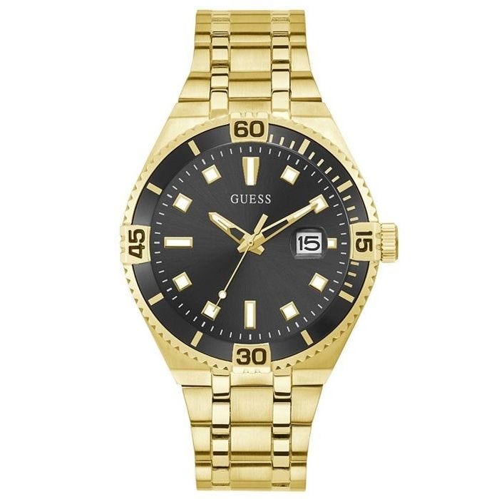 Montre - Guess - GW0330G2 - Acier inoxydable - Résistante à l'eau 50m - Couleur noire et or