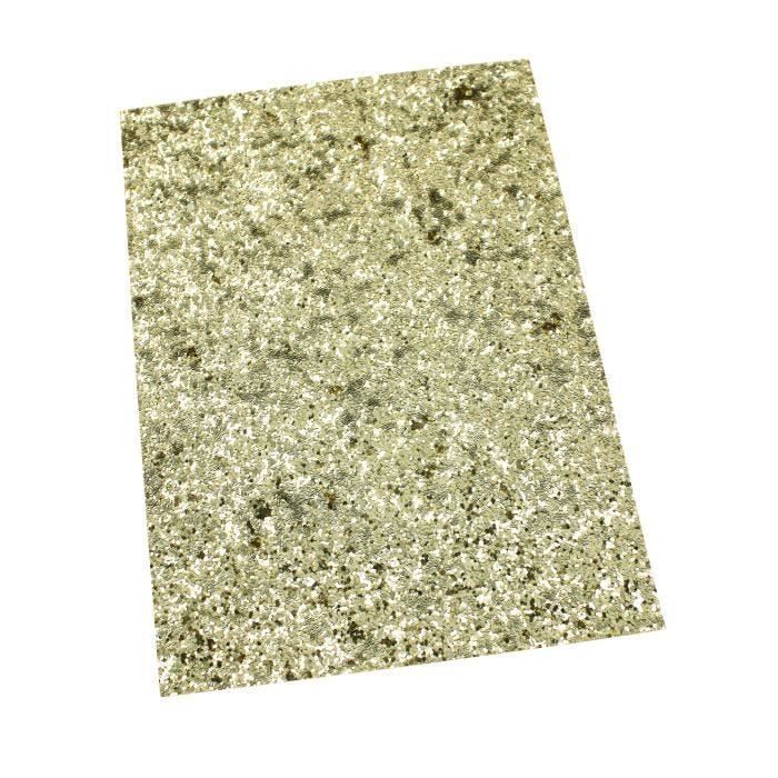 Coupon de tissu Pailleté A5 Glitter Doré - MegaCrea DIY