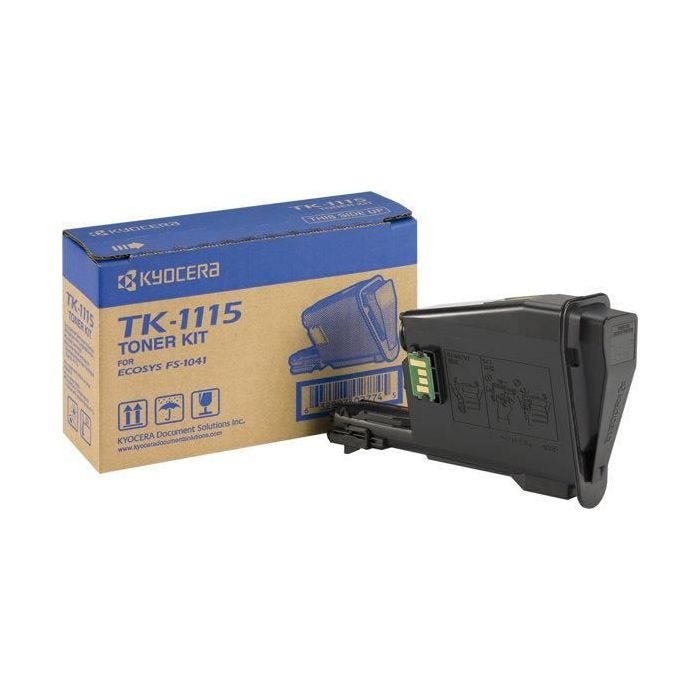 Cartouche de toner KYOCERA TK-1115 - Noir - Jusqu'à 1600 pages - Laser