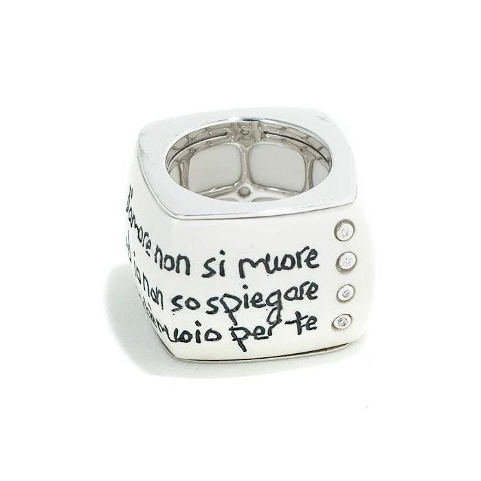 Bague - Demaria - DM6TAX36B-B - Or 18 carat - Blanc - Taille 12