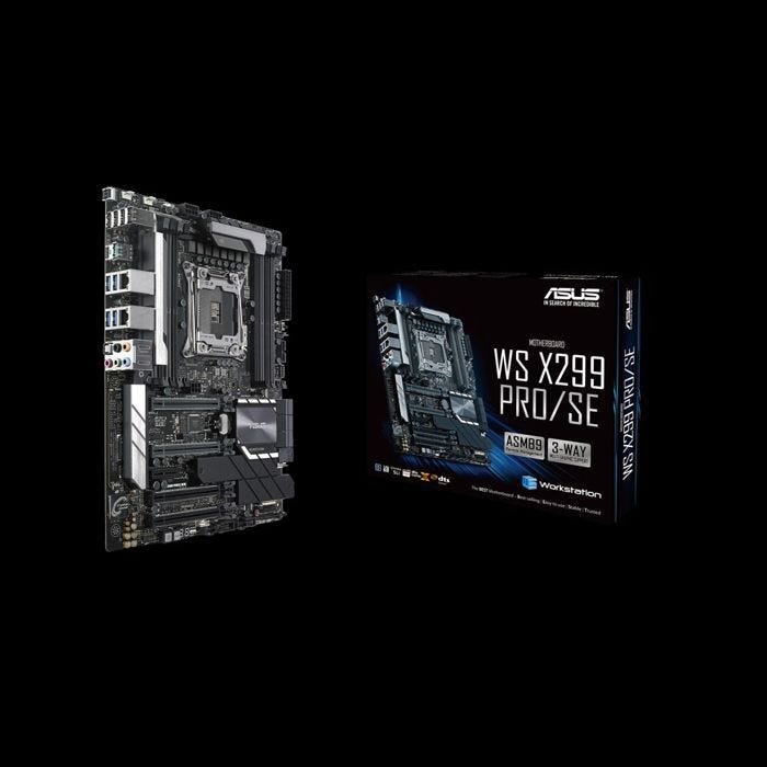 Carte mère - ASUS - WS X299 PRO/SE - Socket R4 LGA-2066 - 128 Go DDR4 - Double LAN Gigabit