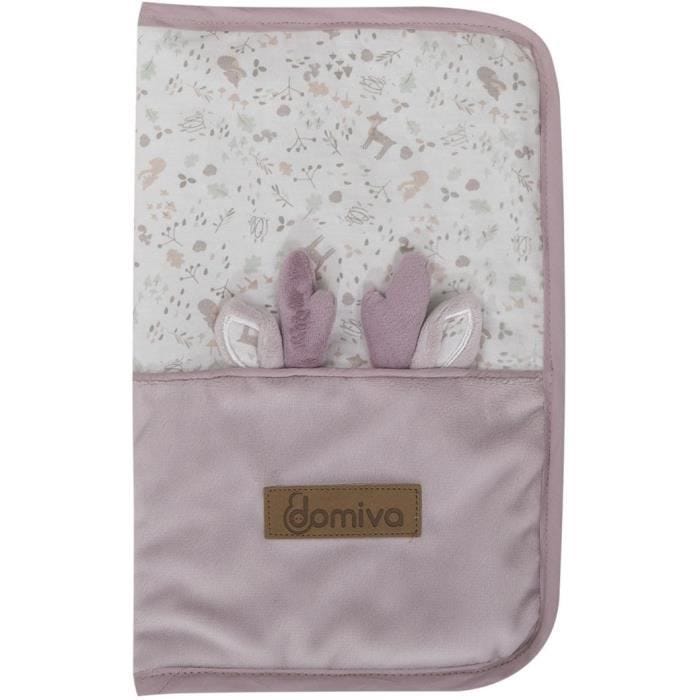 Protège carnet de santé esprit enchanté - Lilas - 26 x 17 cm