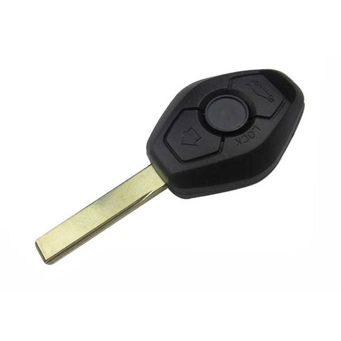 COQUE CLE ADAPTABLE BMW 3 BOUTONS LAME FRAISEE FIXE 8MM BMW15
