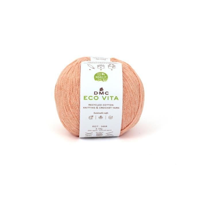 Fil Coton Recyclé - DMC - Eco Vita - 3mm - 100g - Rose 109