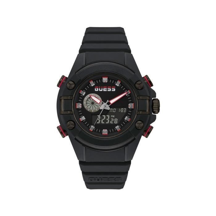 Montre - GUESS - GW0269G3 - Analogique - Silicone - Étanchéité 5 ATM