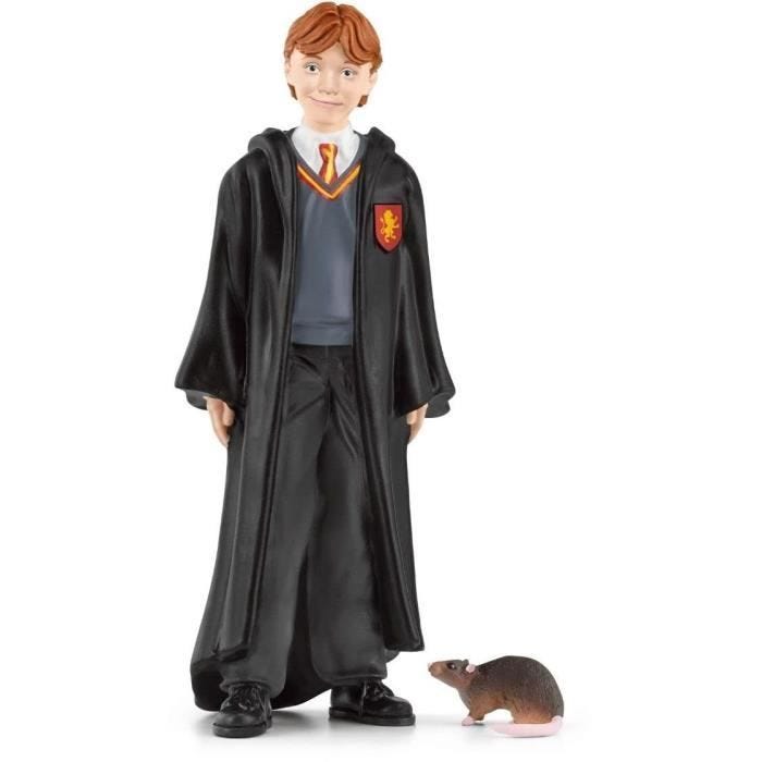 Ron et croûtard, Figurine de l'univers Harry Potter®, pour enfants dès 6 ans, 4 x 2 x 10 cm - schleich 42634 WIZARDING WORLD