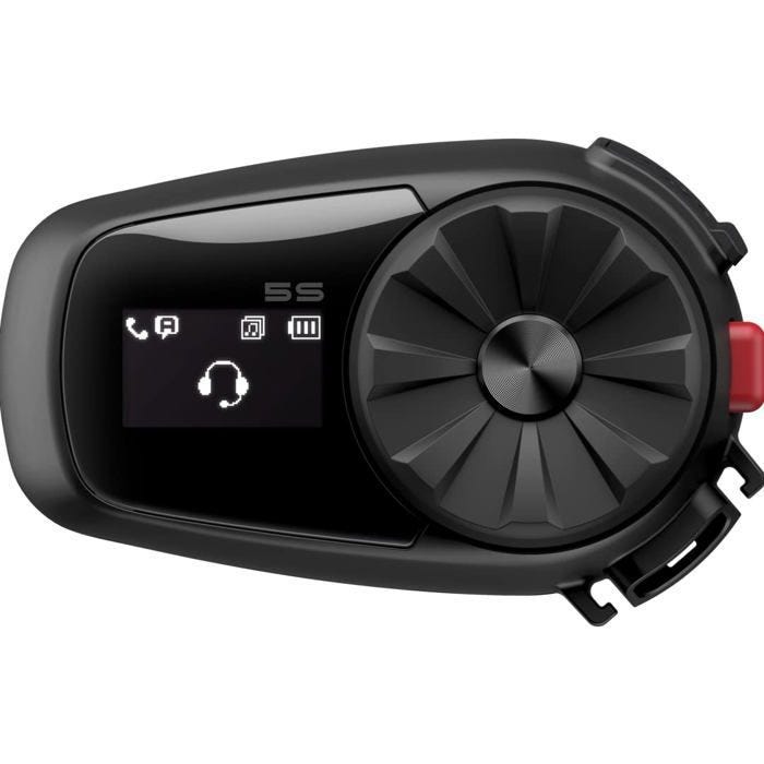 Intercom - kit communication Sena - 5S-10 - 5S Systeme de Communication Bluetooth Moto Noir Pack Individuel (2022)