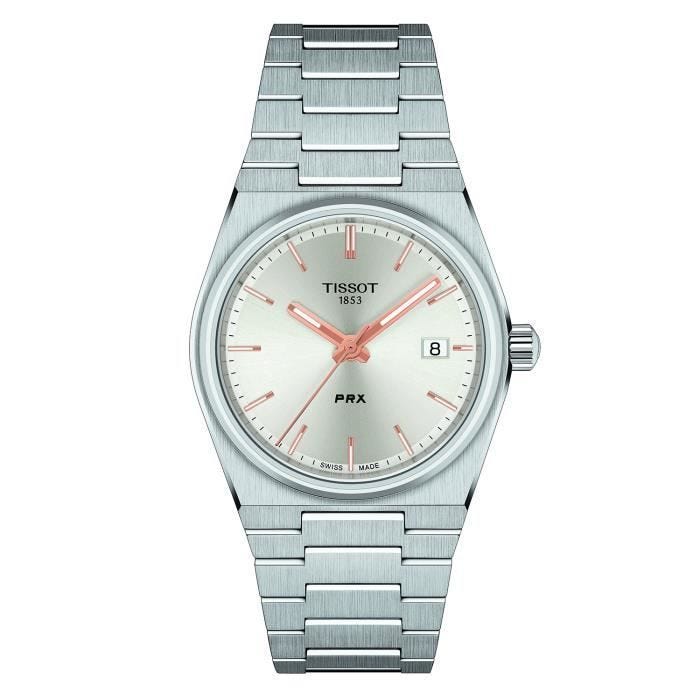 Montre - TISSOT - PRX - Acier - Cadran argenté - Verre saphir - Vintage
