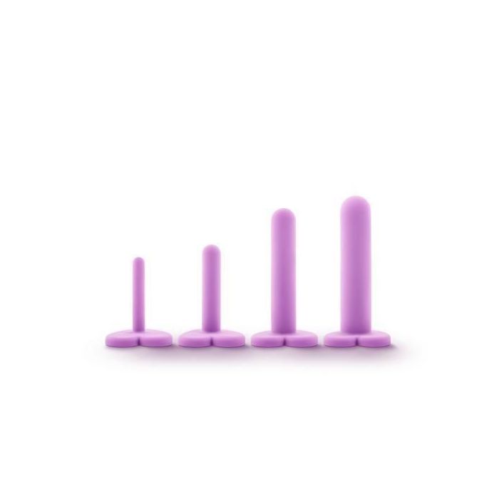 vibrant eggs Wellness-Bien-être - kit de dilatateur vaginal en silicone - violet