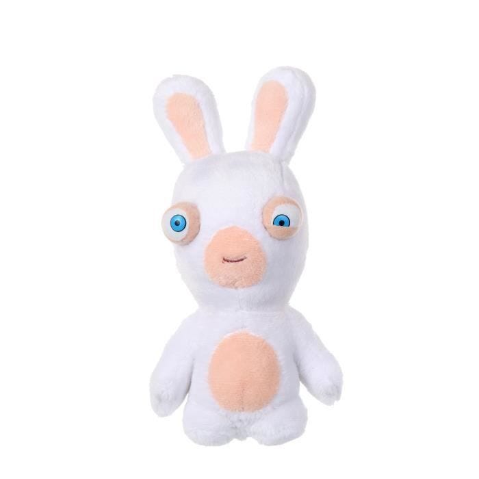 Peluche Lapins Crétins Bean - GIPSY TOYS - Bouche Fermée, 18 cm