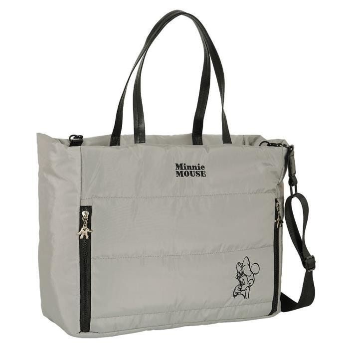 Sac à main - Minnie - Teen Sand - Poche pour ordinateur portable - Compatible 14,1'' - Gris