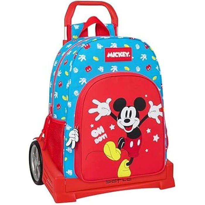 Safta With Trolley Evolution Mickey Mouse Fantastic Backpack One Size