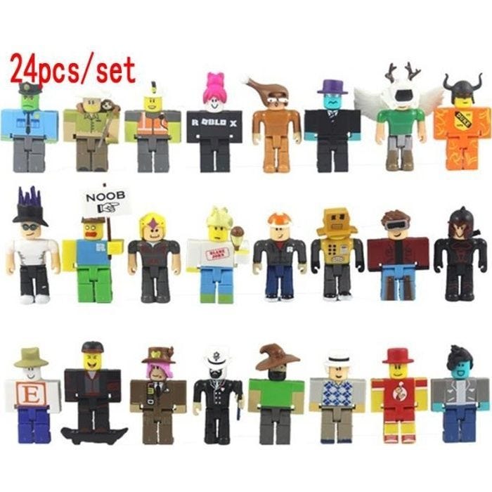 Ensemble de 24 figurines d'action ROBLOX - PVC - 7 cm - Collection cadeau