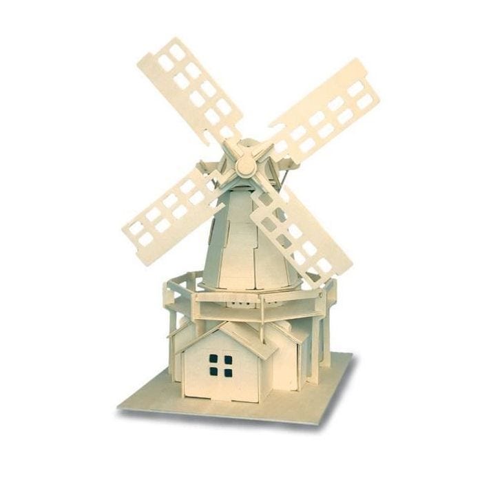 Kit de construction en bois FSC - Moulin à vent - QUAY