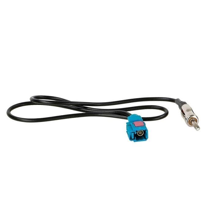 Adaptateur antenne - Non spécifié - DIN(m) vers Fakra(f) - 50 cm - Universel - Noir