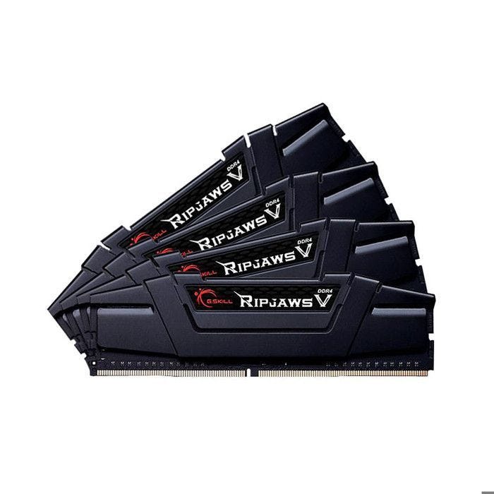 Mémoire DDR4 G.Skill RipJaws V Series - 128 Go Quad-Kit - Noir
