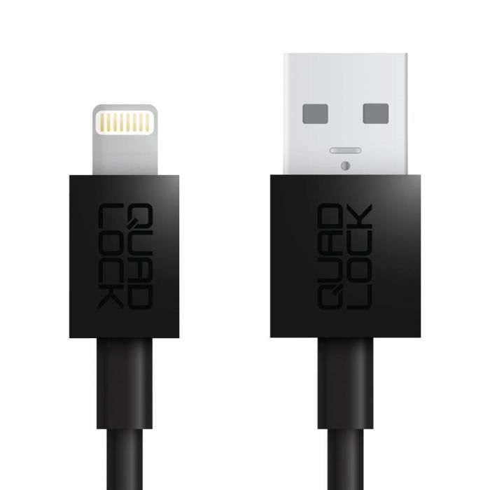 Câble Quad Lock USB vers Lightning 20 cm