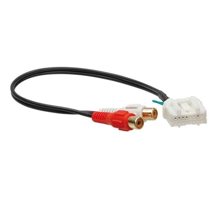 Adaptateur entrée auxiliaire Mazda (Bouton Media)