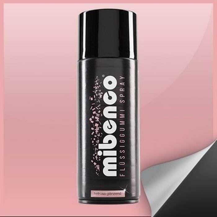 Mibenco LIQUIDE CAOUTCHOUC SPRAY 400 ML BRIGHT ROSE PALE - MIBENCO