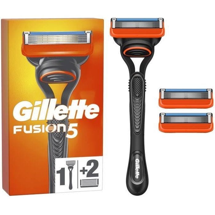 GILLETTE Rasoir Fusion5 - 3 lames