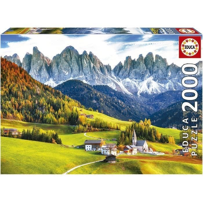 Puzzle AUTOMNE DANS LES DOLOMITES - 2000 pièces - Marque EDUCA - Paysage et nature