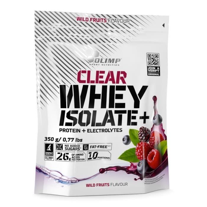 Clear whey Olimp Sport Nutrition - Clear Whey Isolate + - Wild Fruits 350g